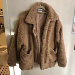 I AM GIA teddy bear coat